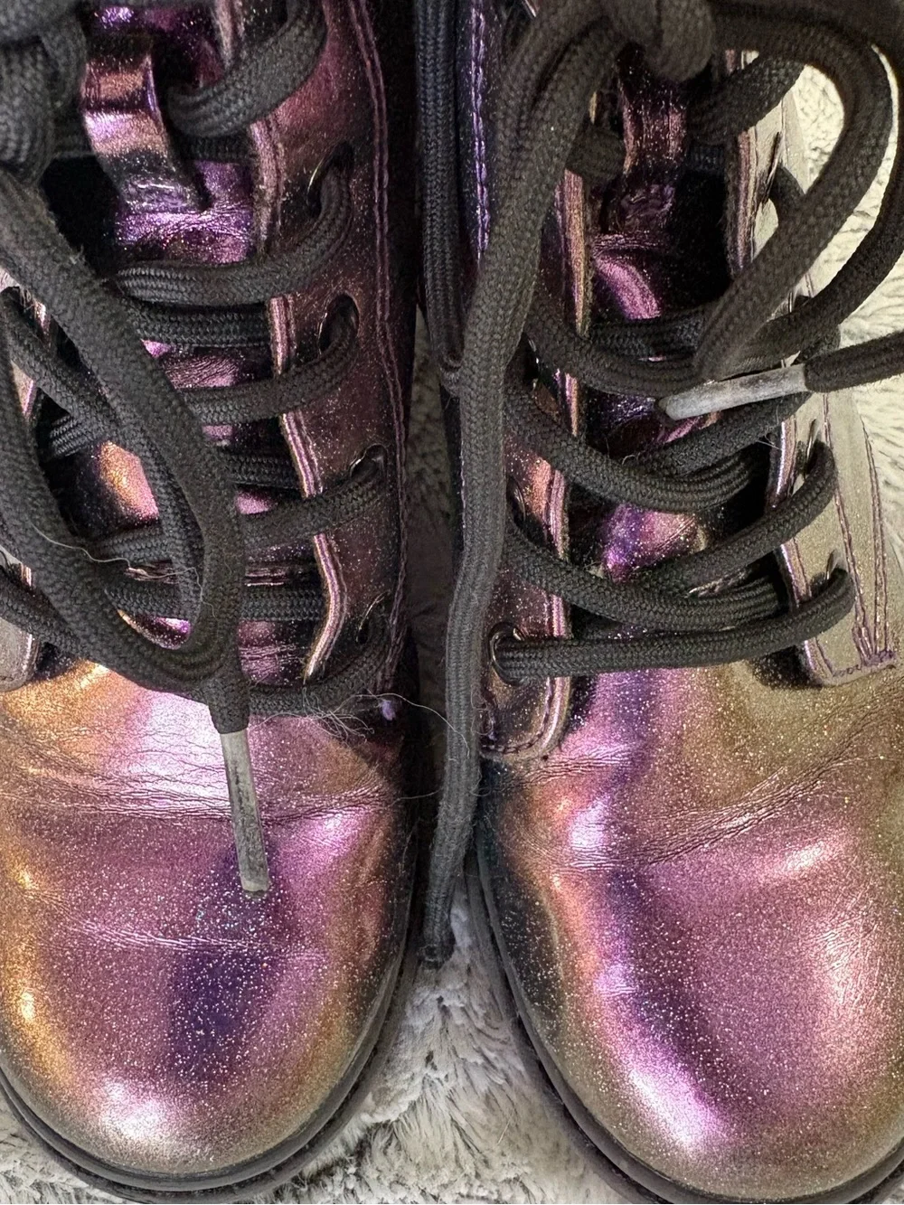 Art Class girls Metallic shimmery fashion boots sz 13